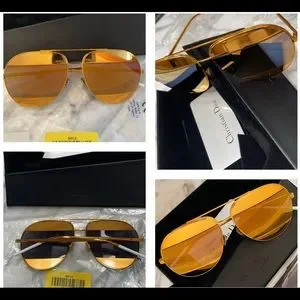 Dior | Accessories | Christian Diorsplit Yellow Gold Grey  display picture 1